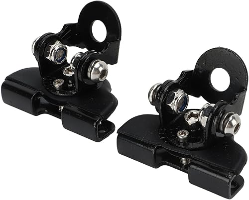 Miniatura 7 de Soporte de montaje de barra de luz LED, 2 piezas universal ajustable para capó motor de luz de trabajo LED, soporte de abrazadera para automóviles,