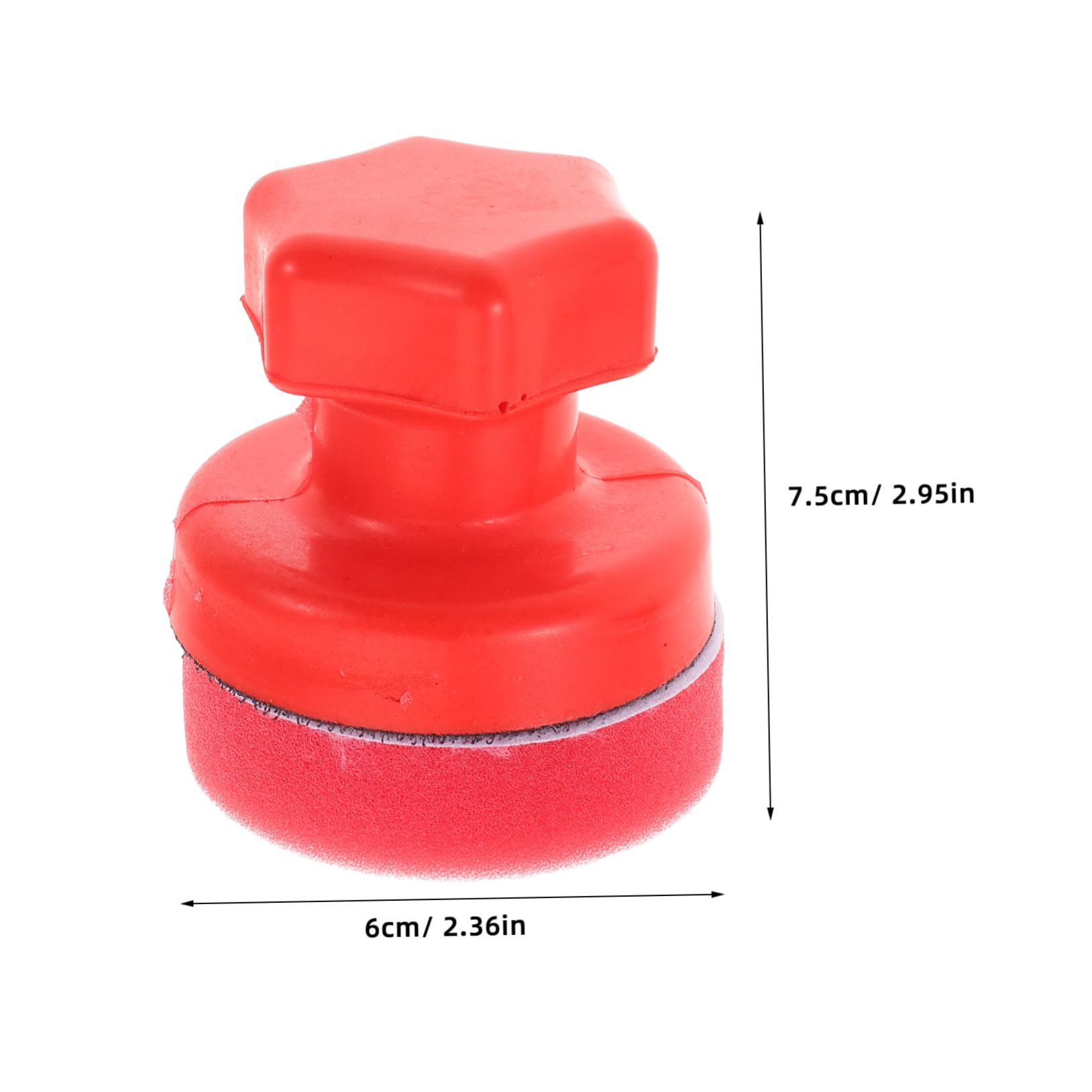 Mikinona 1Set Handheld Car Wax Applicator Pads Multi Functional Sponge Detailing Kit for Polishing and Waxing Includes Handle and Pads for Car Care