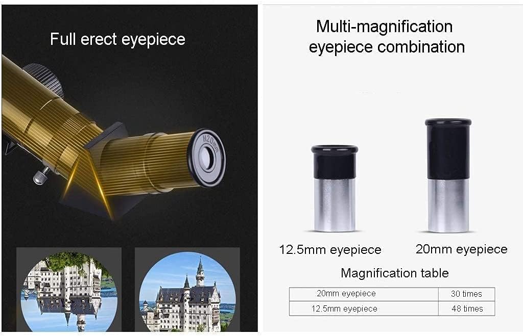 Telescope,Portable Refractor Telescope,Great Astronomy Gift for Kids to Explore Moon Space,50mm Aperture Telescopes for Astronomy