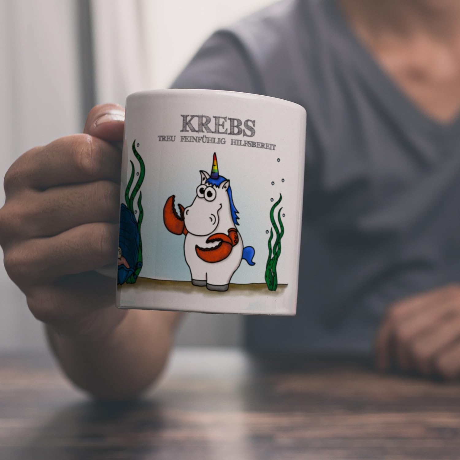 Honeycorns Kaffeebecher Mit Sternzeichen Schütze – 300 Ml Keramik-Tasse, Spülmaschinenfest & Bunt Bedruckt