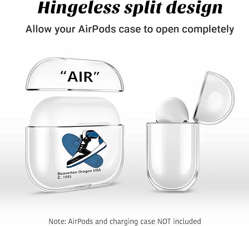 Miniatura 2 de Para AirPods Pro 2nd Case 2022/2023, zapatos deportivos Cool Off, estilo de marca, creativas letras blancas y negras y zapatos deportivos rojos y