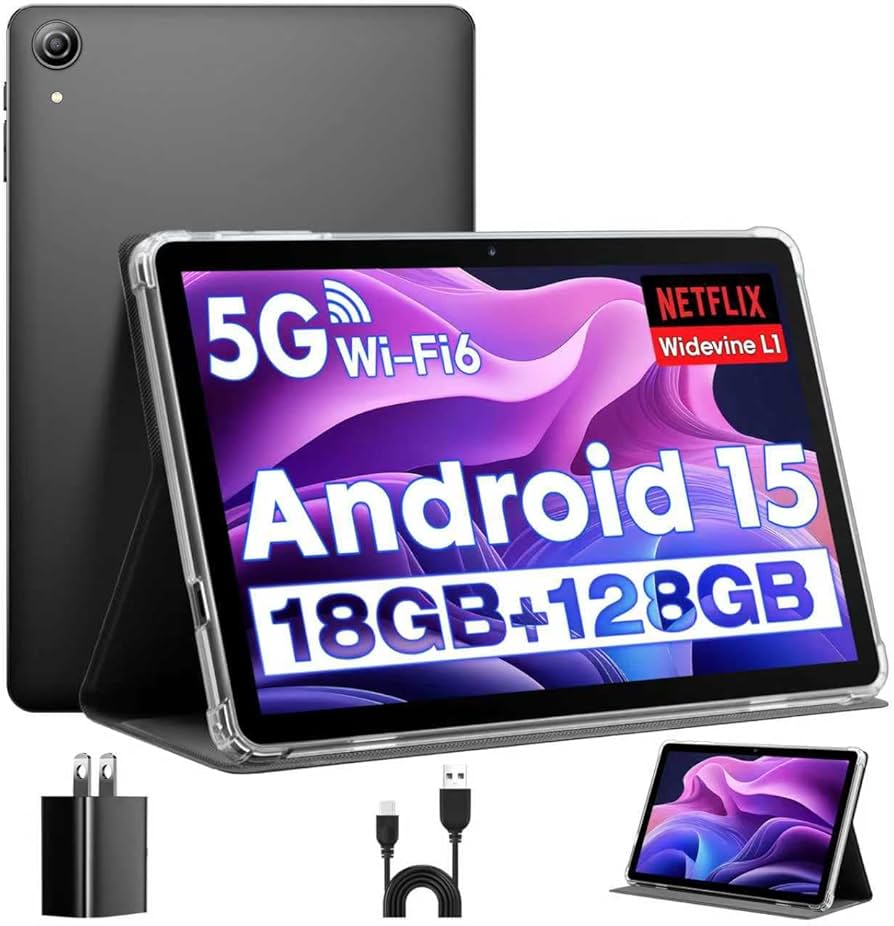 タブレット アンドロイド 18GB 128GB 1TB拡張 Android15 Amazon.com : Tablet Android, Android 15 Tablet 10 Inch Tablets