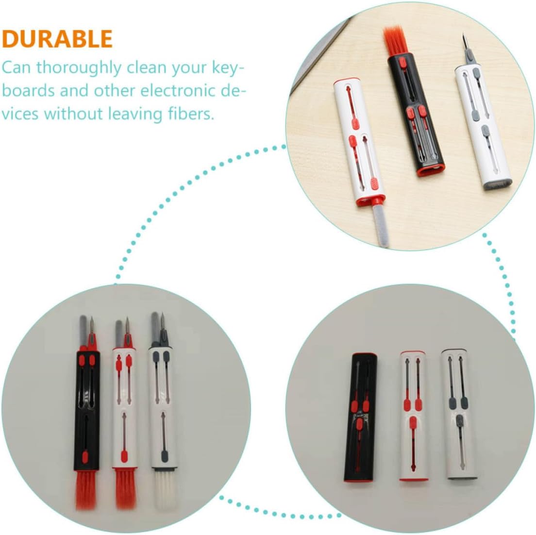 5 in 1 Keyboard Cleaning Brush for Earphones and Smartphones