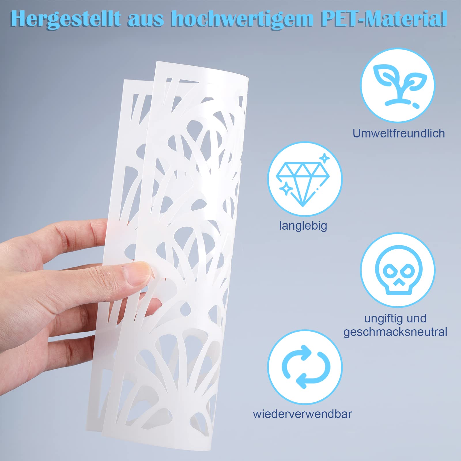 Stencil riutilizzabili per pittura, 20 x 20 cm, stencil fai da te a strati per dipingere su legno, tela, pavimento, parete, piastrelle, tessuto, mobili, stile 4