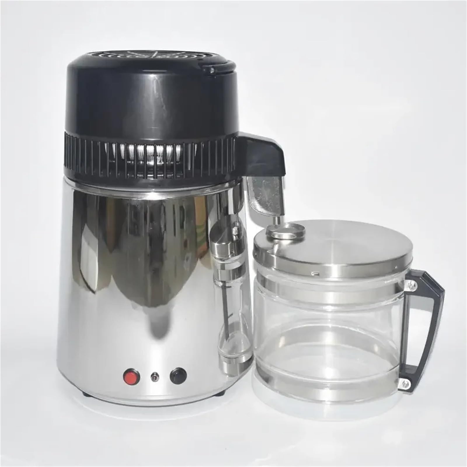 máquina destiladora de agua, Destilador De Agua Portátil Acero Inoxidable Con Jarra Cristal 4 Litros