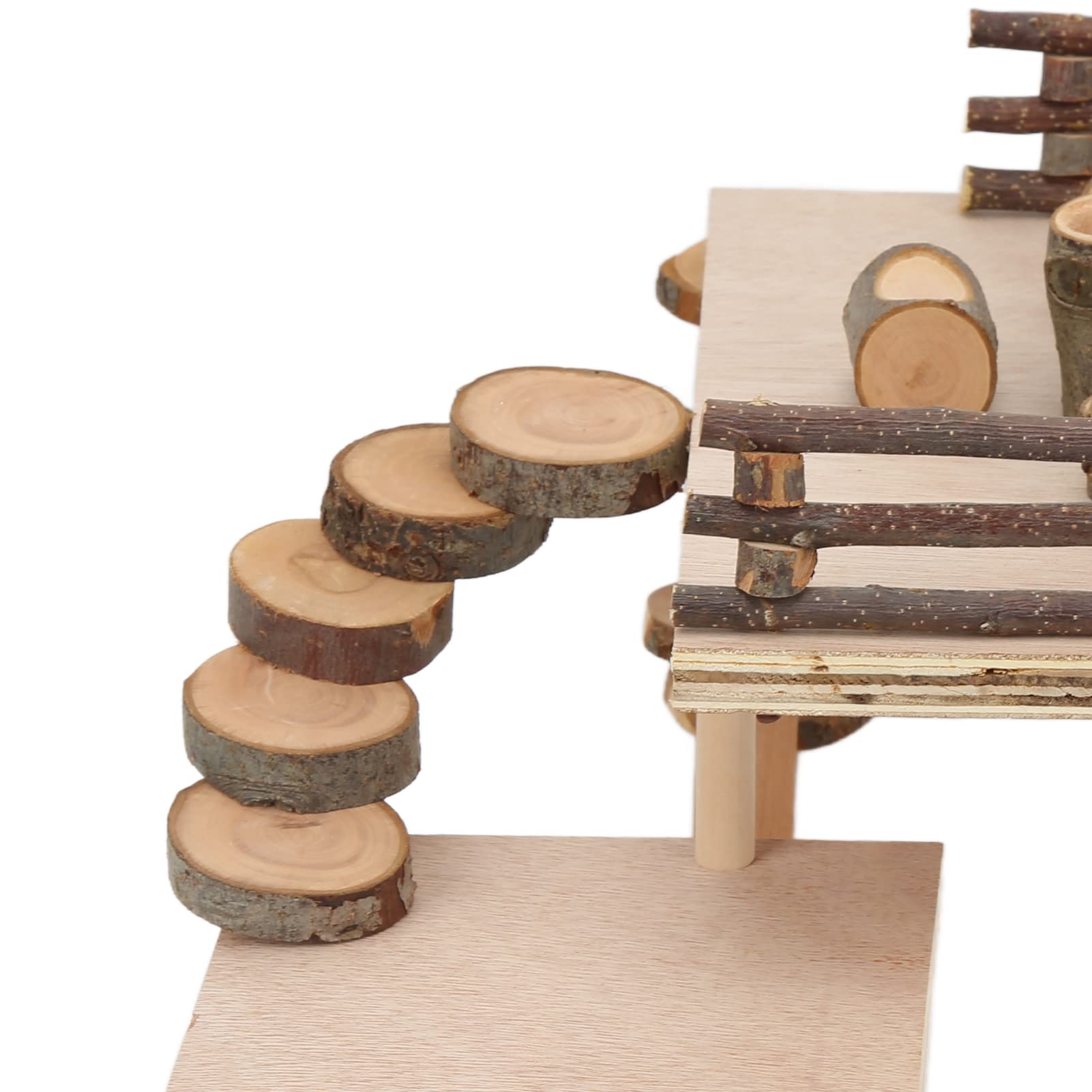 Set da gioco per criceti in legno naturale di arrampicata per criceti per piccoli animali domestici