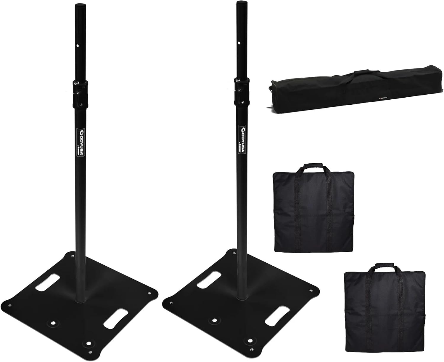Odyssey 72" Tall Black Speaker Stands (Pair)