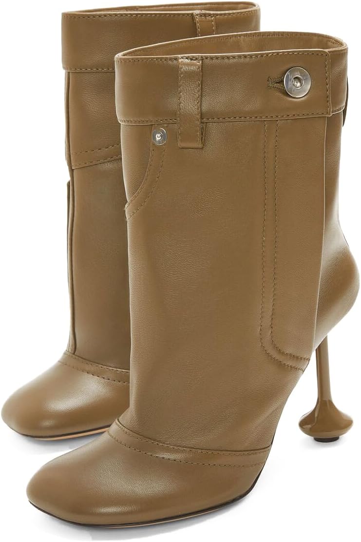 Women's Wedge Heel Ankle Boots Brown Suede Pointed Toe Pull On Comfortable Short Booties Casual Slip On Shoes