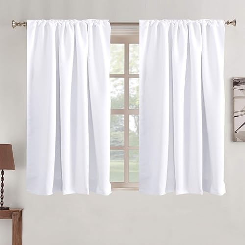 Miniatura 2 de Turquoize Cortinas opacas con aislamiento térmico, paneles de tratamiento de ventanas con bolsillo para varilla, paneles de ventana para ventanas