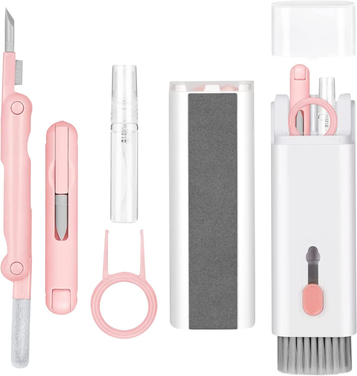 7-in-1 Electronics Cleaning Kit – Multi-Purpose Cleaner for Keyboards, Screens & More | Includes Double-Headed Cleaning Pen, Screen Spray, Brush & Keycap Puller-image-47