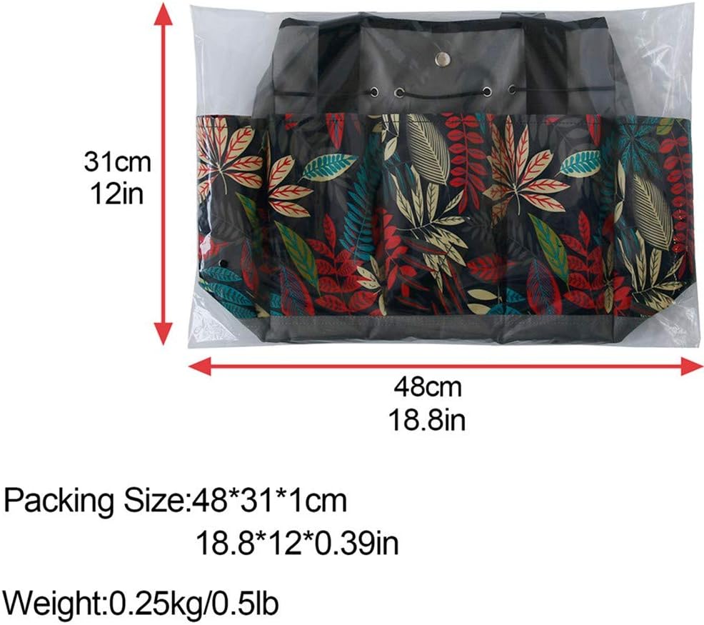 8 Multi Pockets Tote Garden Handle Tools Organizer Storage Bag Portable Garden Tool Bag