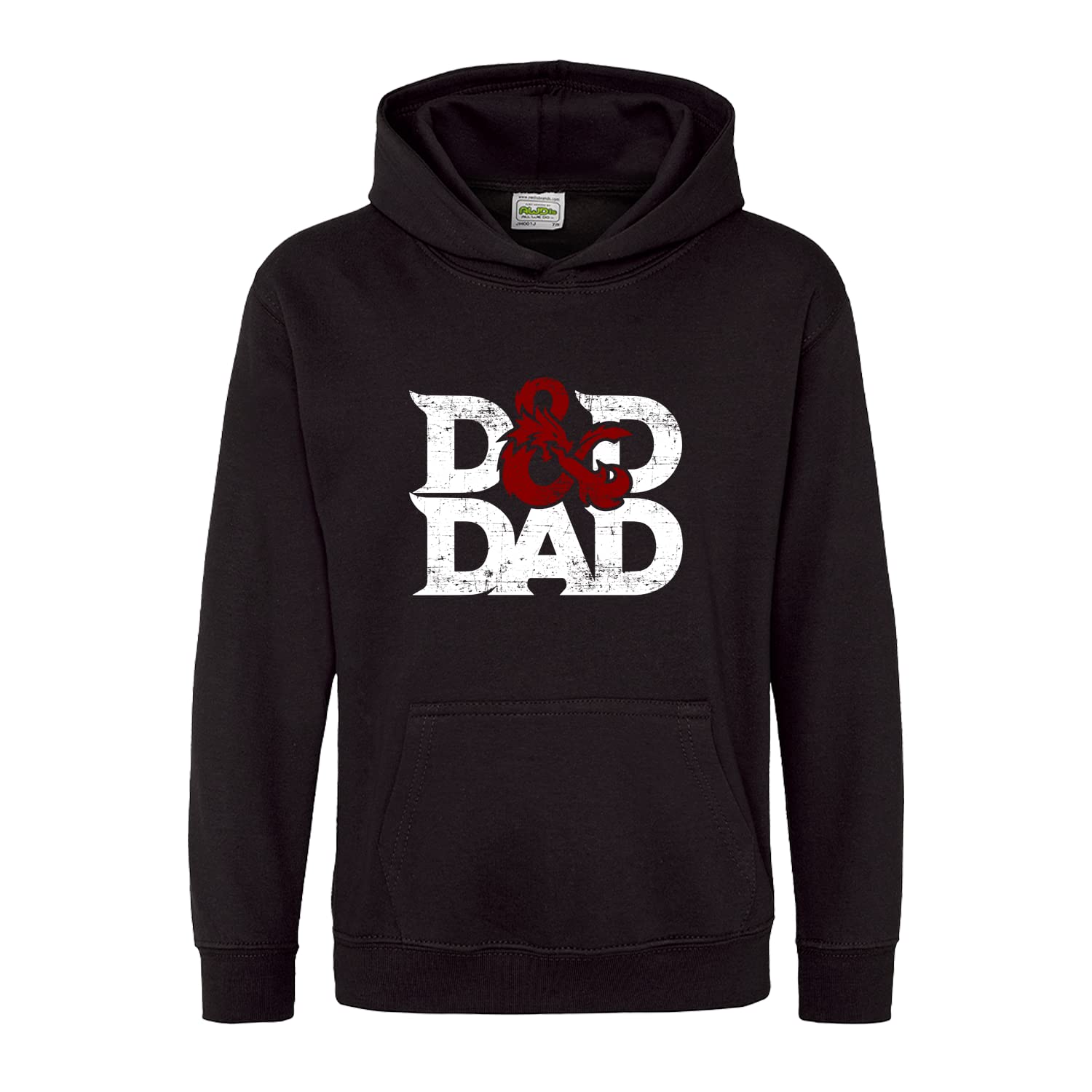 Willow Gifts Unisex Black D&D Dad Father's Day Pullover Hoodie - Funny Dungeons & Dragons D&D Fantasy Role Play Game Dungeon Master Womens Fashion Clothing Clothes Gift (, 2XL)