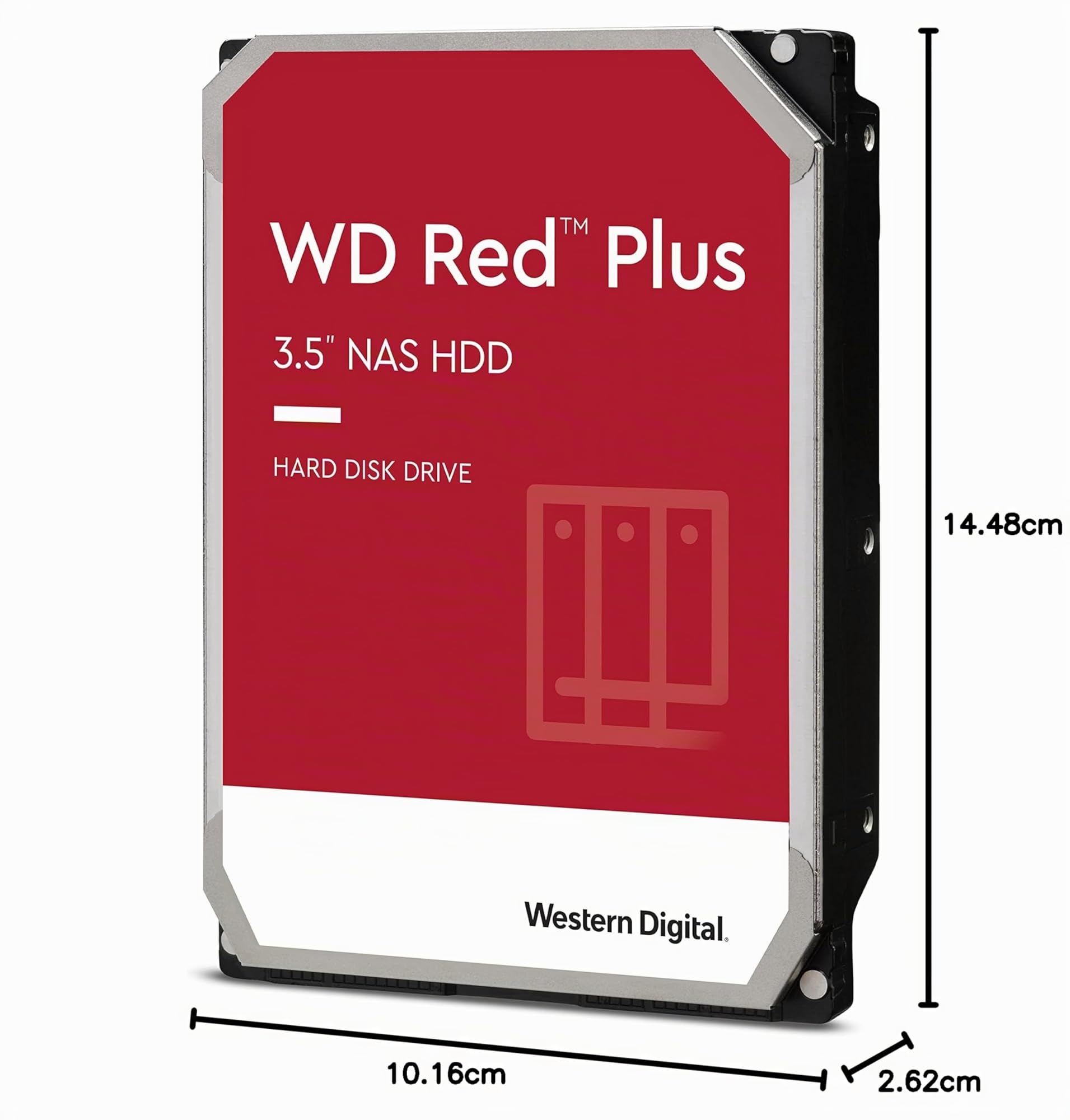 WD Red 3TB 3.5" NAS Interne Festplatte - 5400 RPM - WD30EFRX