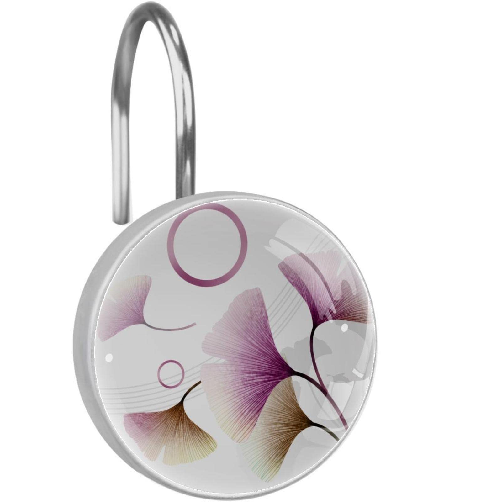 Anneaux de suspension rideau de douche acier inoxydable haut de gamme