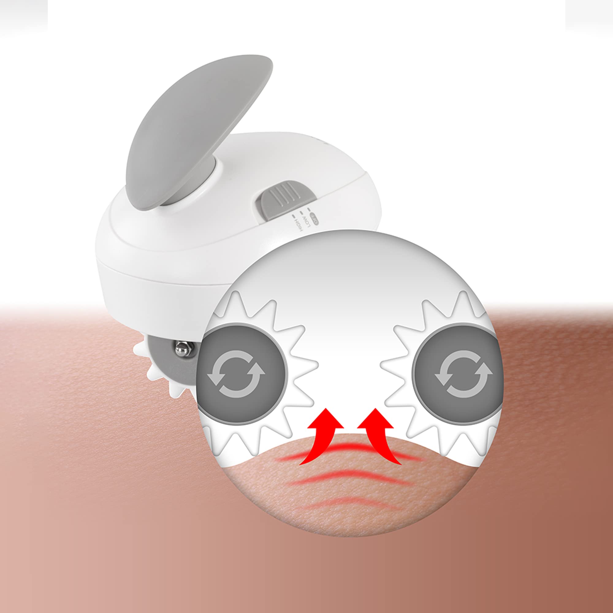 Cell Roller - Dispositivo Anticelulítico - Dispositivo De Masaje - Palpación Anticelulítica Con Rodillo - Masajeador Eléctrico Anticelulítico - Dispositivo Adelgazante
