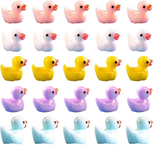 Mini resina: 60 piezas de pequeñas figuras en miniatura, accesorios de jardín de hadas, animales en miniatura, resina pequeña, casa de muñecas en