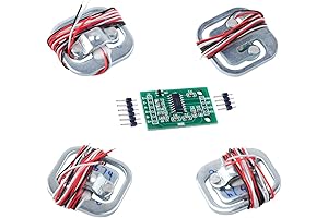 4pcs 50kg Load Cell Half Bridge Strain Gauge Human Body Scale Weight Sensor Compatible Arduino
