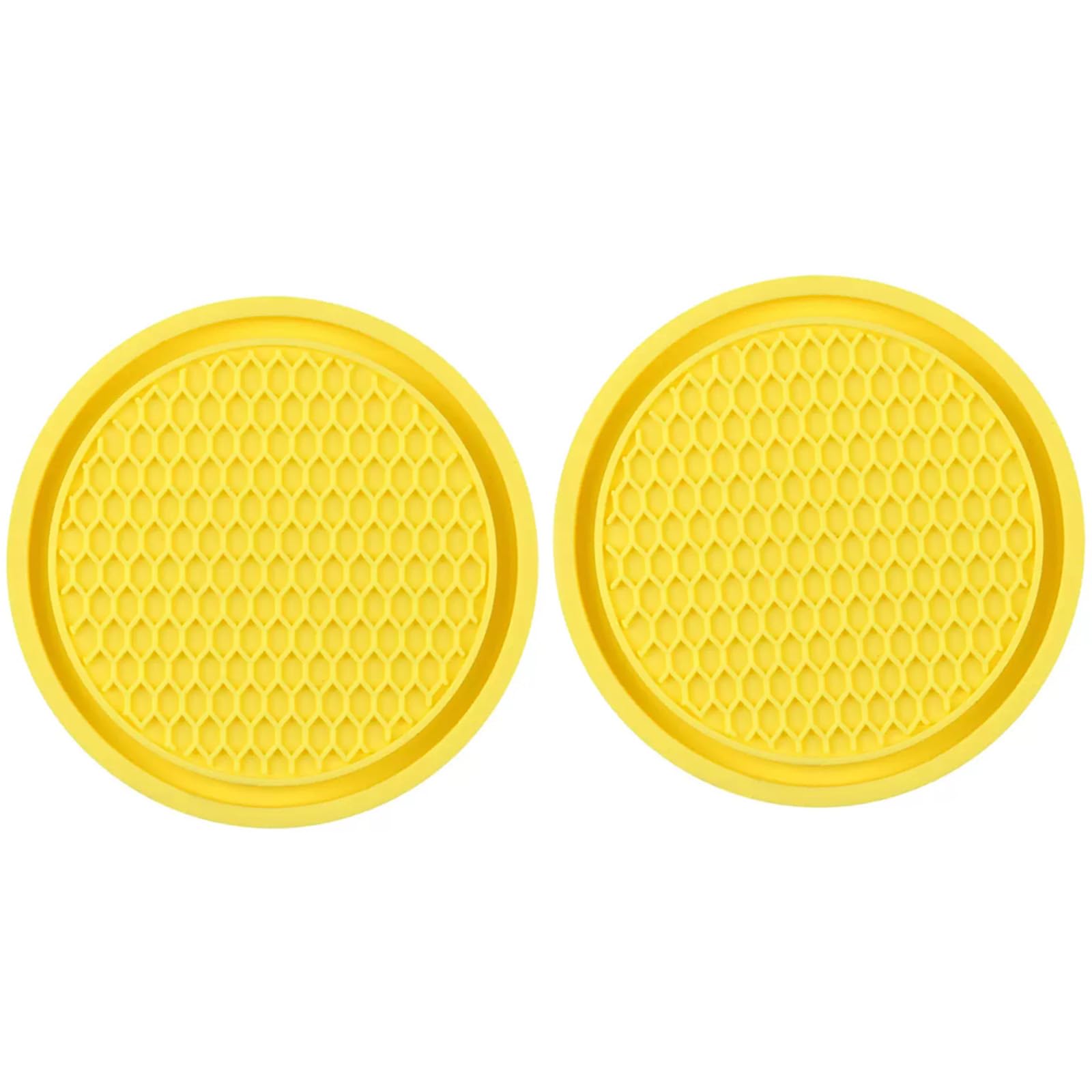 2Pcs Auto Cup Holders Liners Nonslip Shockproof Coasters Prevents Drink Spillage During Driving Car Interior Accessories Car Cup Coasters