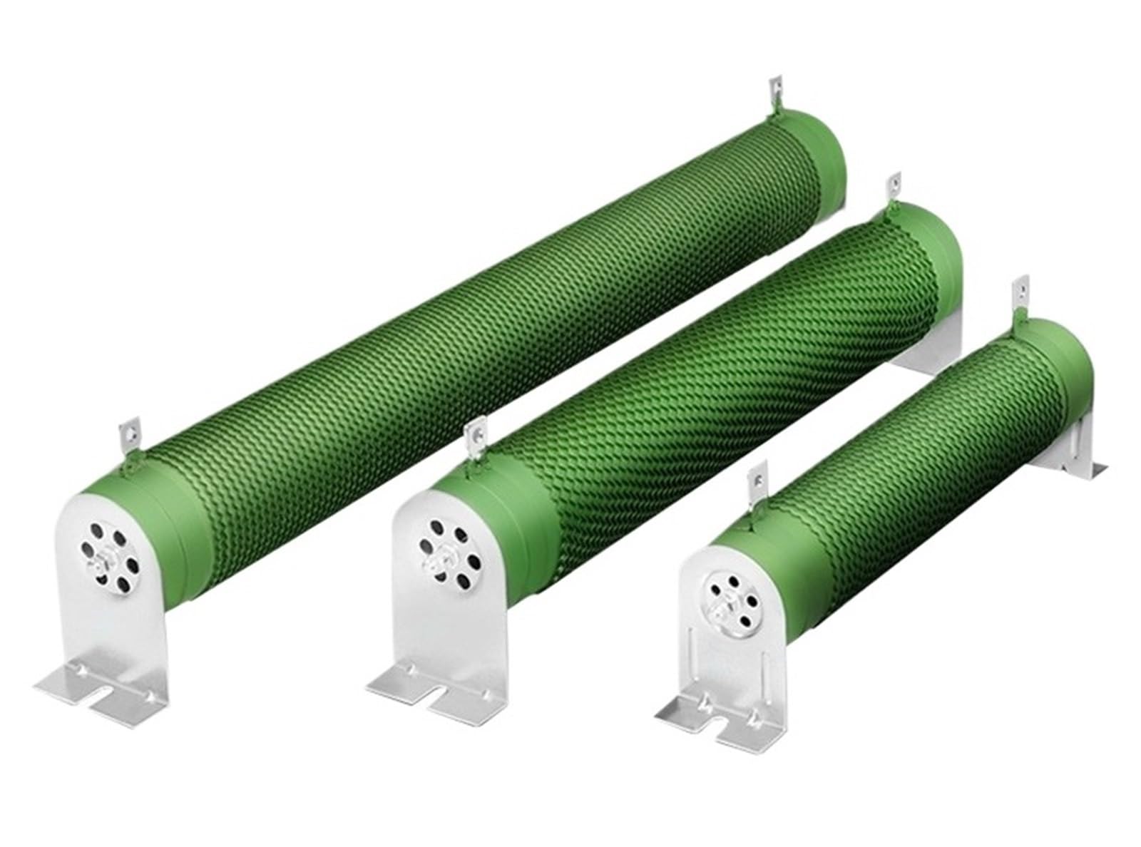 VKvmNYlxx Energy Coated Corrugated Wire Wound Resistor, Fixed Type Tubular Shape Pipple Winding Resistor 5%, 50W, 100W, 200W, 300W -1000W, 1pc(80R,300W)