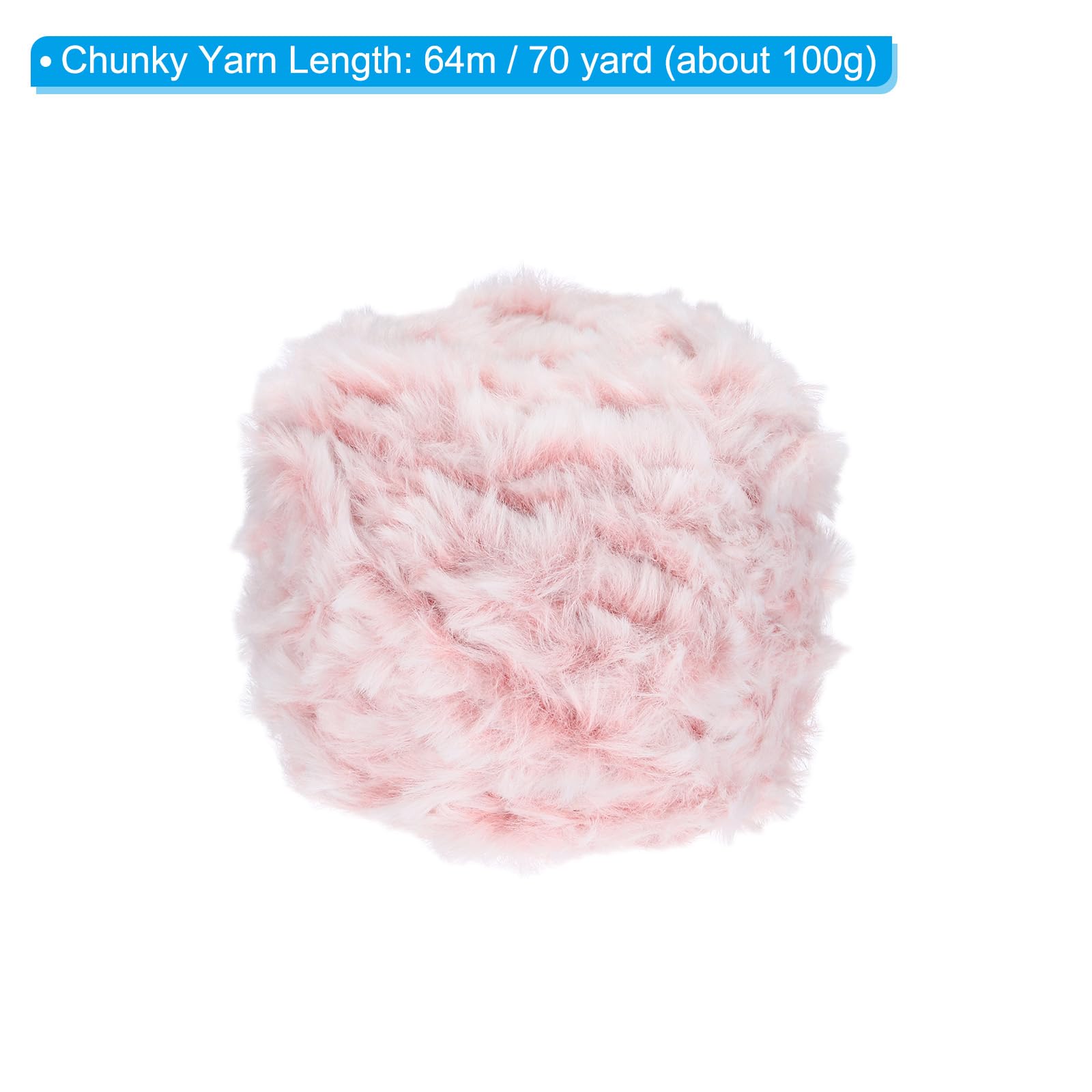 PATIKIL 70yds Faux Fur Yarn - Image 2