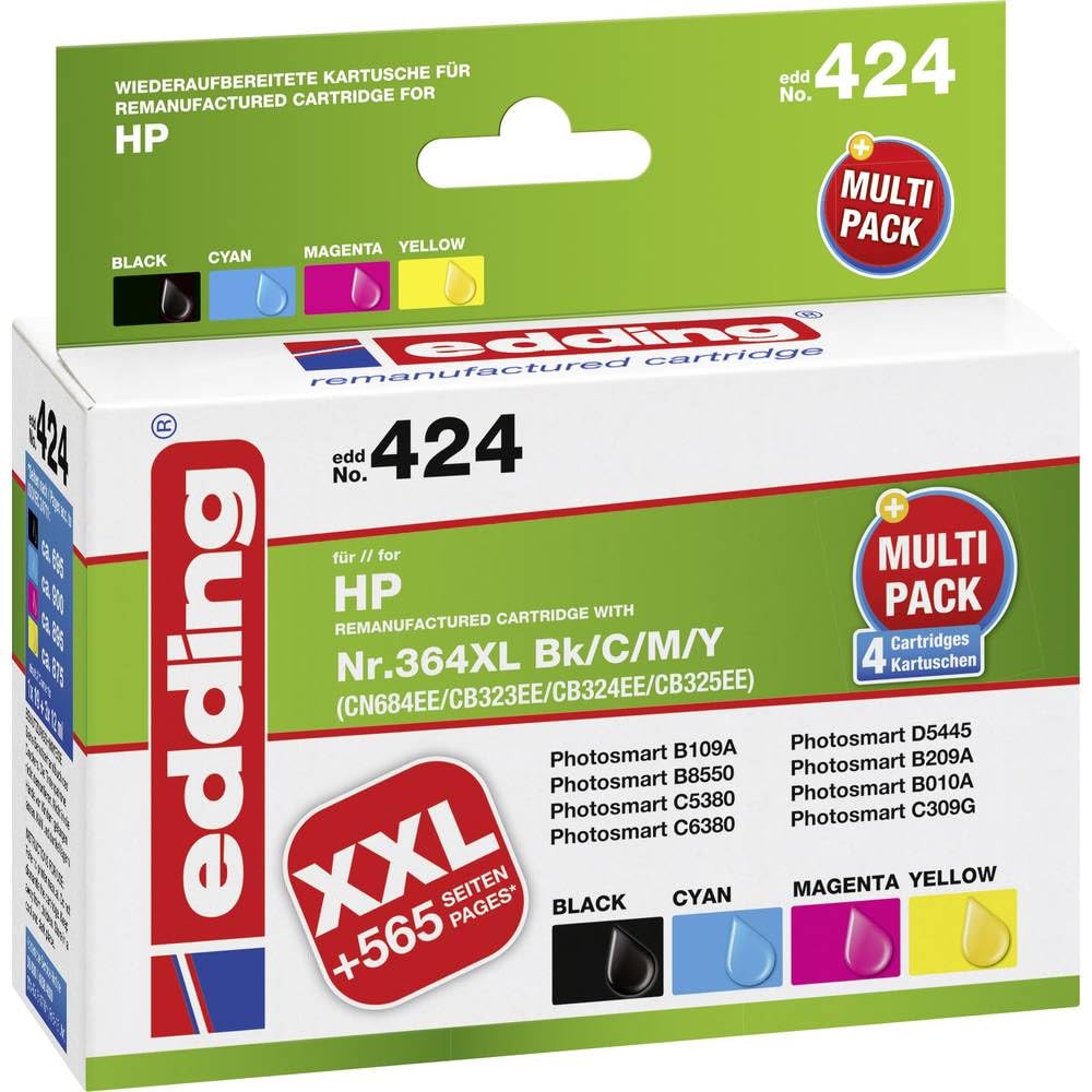 edding Druckerpatrone EDD-424 Multipack 4