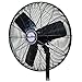 Air King 9025 24-Inch Industrial Grade Oscillating Wall Mount Fan , Black