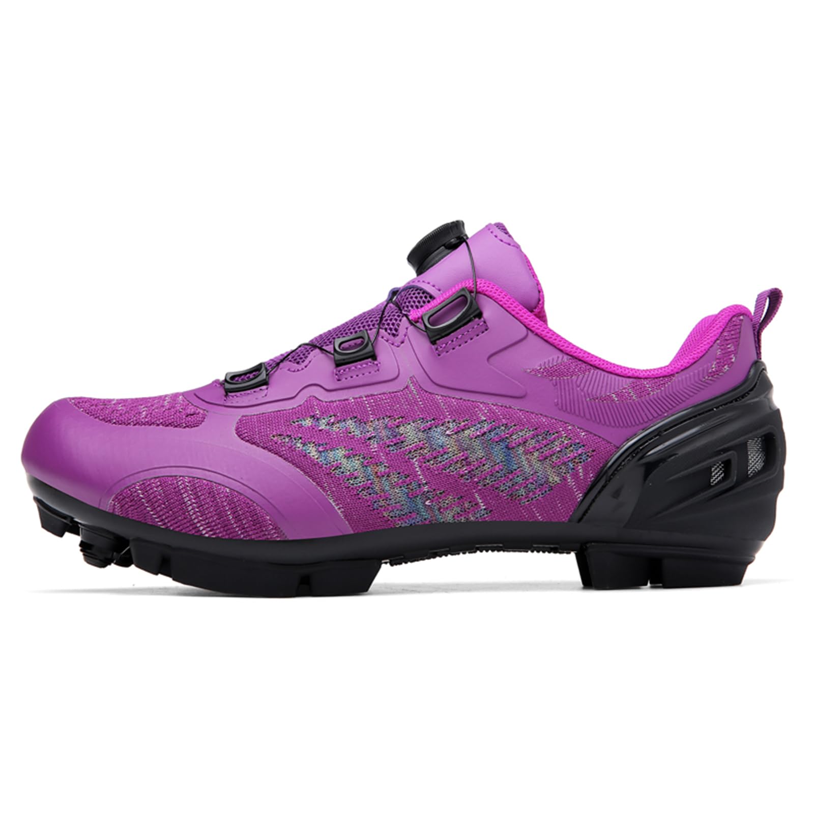 Zapatillas de Ciclismo MTB para Mujer Zapatillas de Ciclismo Compatible con Calas SPD y Pedal de Bloqueo con Cordón Rápido Zapatillas de Ciclismo al Aire Libre