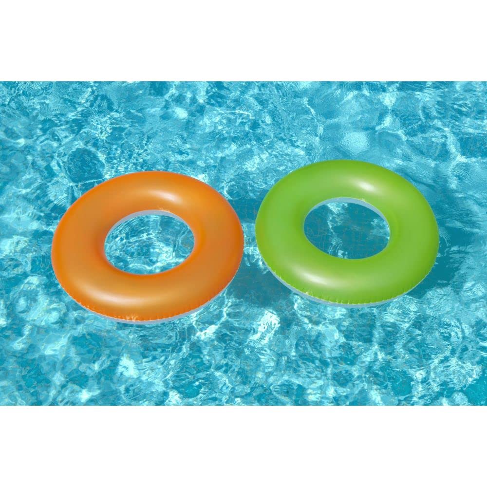 Bestway® Φ36/Φ91cm Frosted Neon Swim Ring