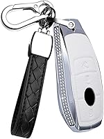 Vista 10 de HIBEYO Funda para llavero Mercedes Benz A C G E S Clase CLA CLS GLA GLC GLE GLS SLC Funda con diamantes de imitación Accesorios de automóvil