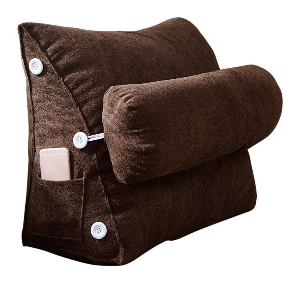 Oreiller triangulaire contre les douleurs cervicales coussin de lit lavable