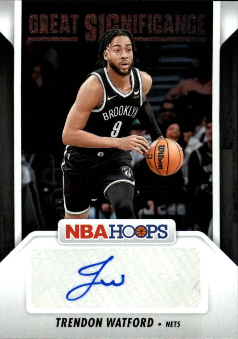 Amazon.com: 2024-25 NBA Hoops Great SIGnificance #18 Trendon