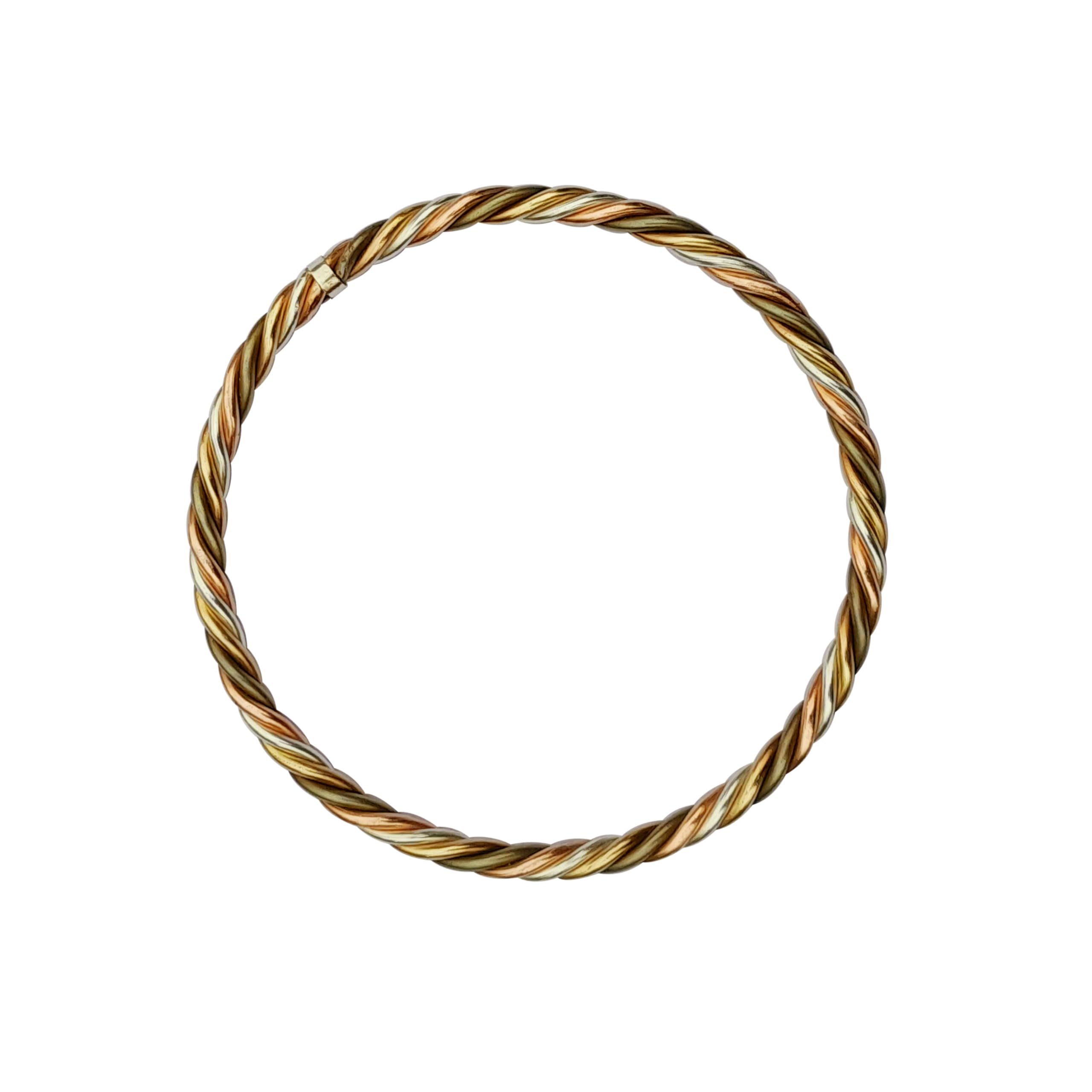 Pure 925 Sterling Silver Copper Brass Iron 4-Metal Kada Bangle for Girls & Women | Solid Wire Twisted Elegant Design-image-30