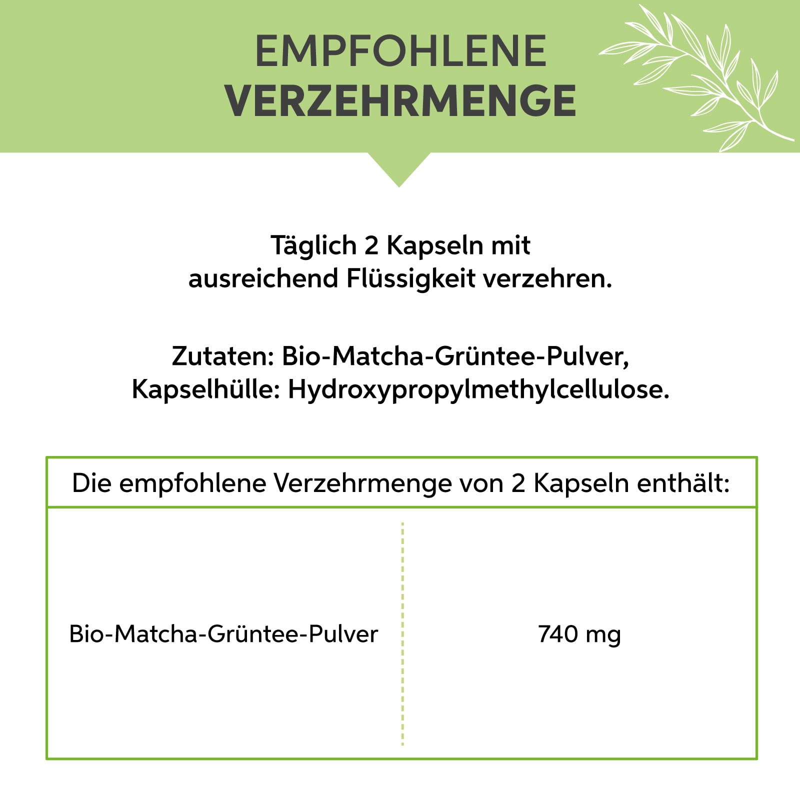 Bio Matcha Kapseln 1000 Stück | Hochdosiert 740mg Tagesdosis | Grüntee Extrakt 100% rein ohne Zusatzstoffe | Der König unter den Grüntees