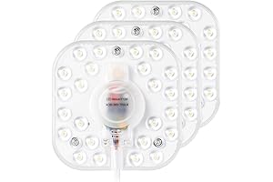 3-Pack 5000K Natural White Square LED Light Engine Retrofit Kit