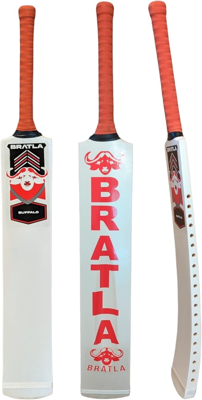 Bratla Cricket Bat for Tape Tennis Soft Ball Lightweight