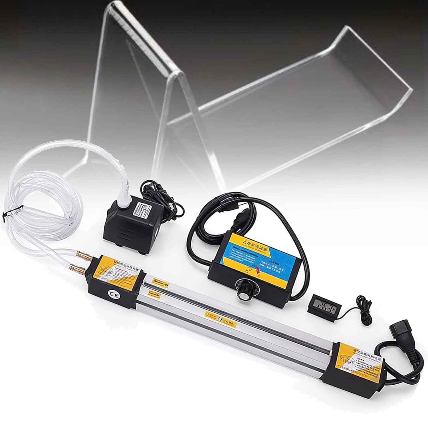 Dobladora acrílica para hacer carteles y placas emisoras de luz, 1 mm-6 mm de grosor, duradero y versátil, equipo de doblado en caliente de PVC para publicidad