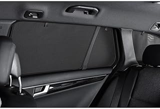 Car Shades Set (Rear Doors) Compatible with Kia Sportage (NQ5) 5-Door 2021- (2-Piece), Black