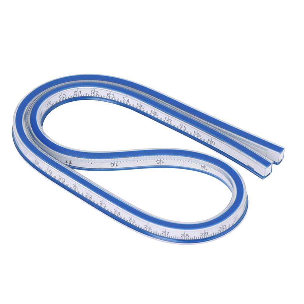 Buy Uokoki Flexible Curve Ruler Helix Engineering Drafting Drawing ...