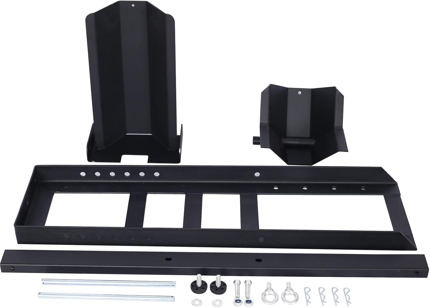 Motorcycle Front Tire Chock, 1800 lb Capacity, Adjustable Heavy-Duty Stand/Wheel Chock for 15"-22" Wheels. (1800 Lb)