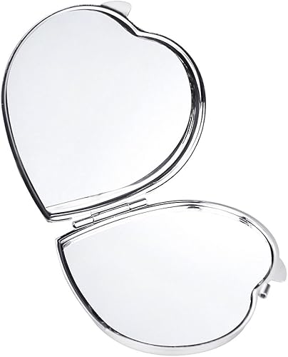 Miniatura 6 de Haz tu propio espejo  Espejo de maquillaje compacto personalizado con foto y texto, bolsillo de acero inoxidable, mini espejo de viaje personal,