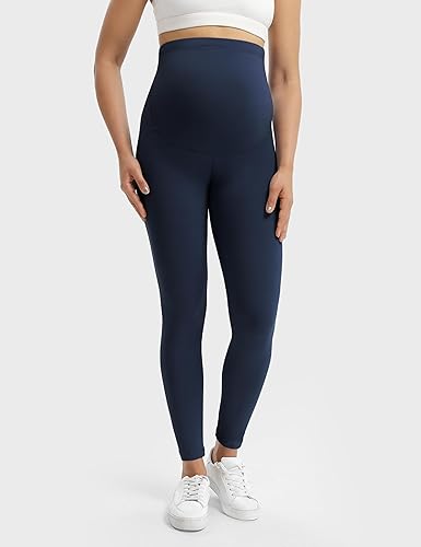 Miniatura 2 de Buttergene Leggings de maternidad para mujer sobre el vientre, pantalones de entrenamiento de maternidad, leggings de yoga para embarazo