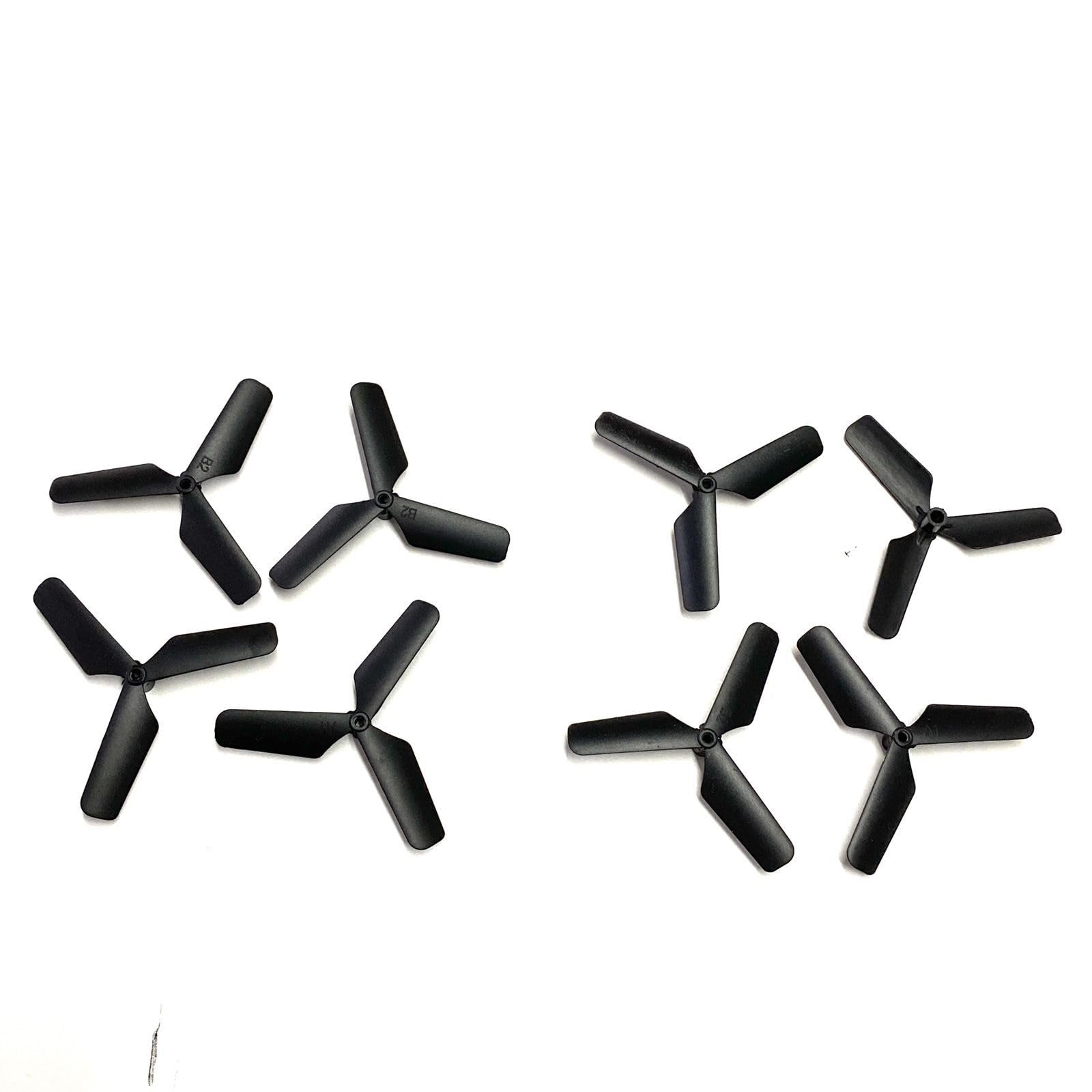 Compatible con Planeador de Espuma, hélices de Tres Palas, hélices de Control AB, avión RC, EPP, dron RC, helicóptero, Piezas(10set L 29mm)