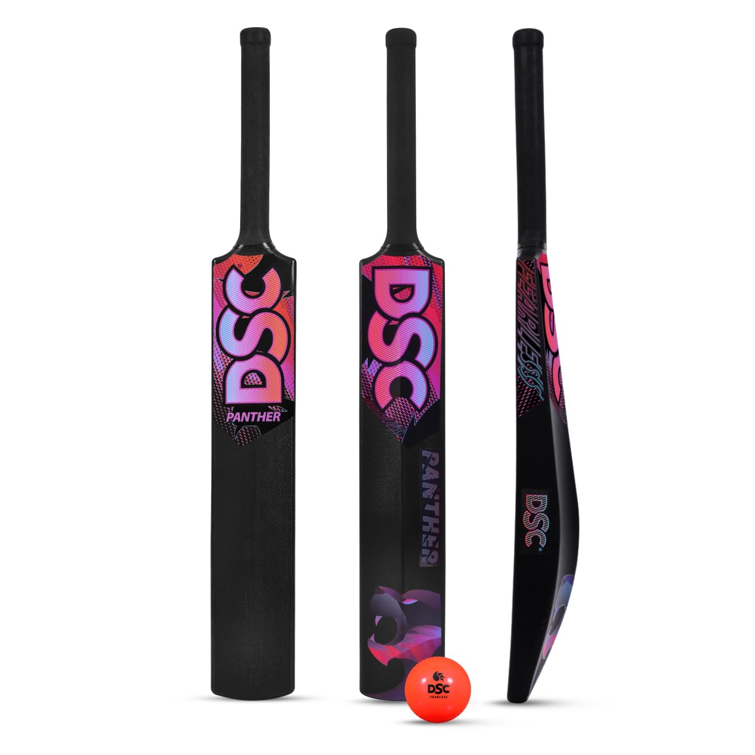DSC Plastic Bat with PVC Ball for Indoor and Outdoor Cricket