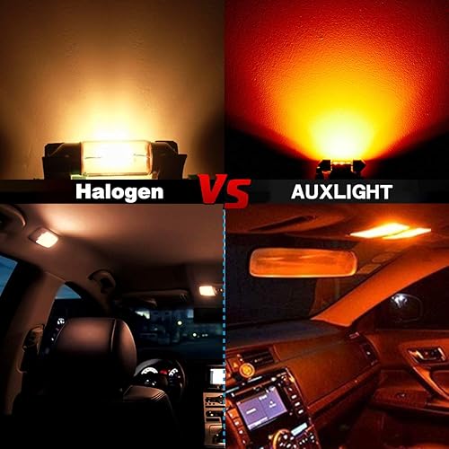 Miniatura 35 de AUXLIGHT DE3175 DE3021 6418 6411 211-2 212-2 578 569 Canbus Bombillas LED de luz interior sin errores 6000K Xenon Blanco, Super brillante 6SMD chips