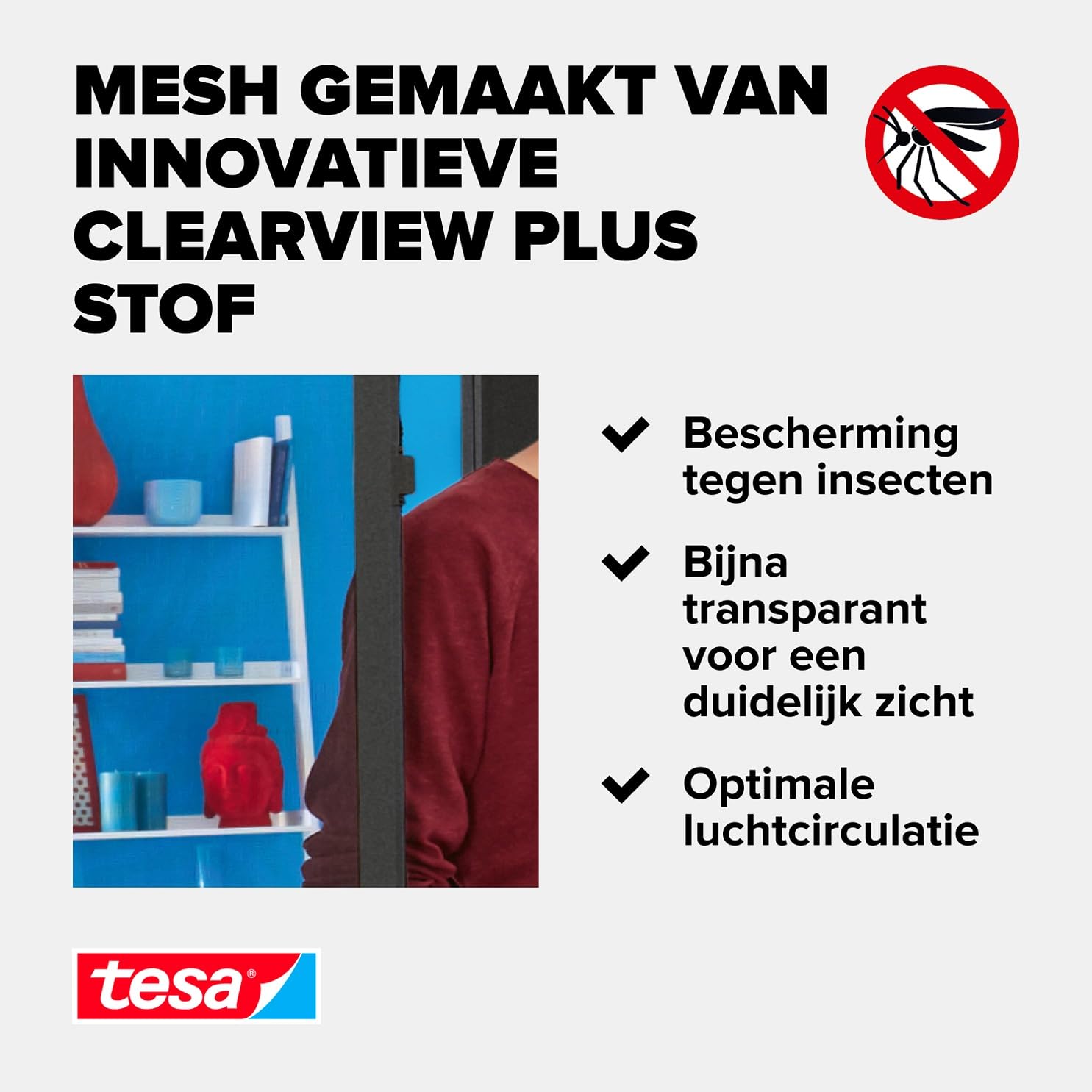 Tesa® Insect Stop Hliníkové rámy so sieťou proti hmyzu COMFORT na okná Tesa® Insect Stop Hliníkové rámy so sieťou proti hmyzu COMFORT na okná