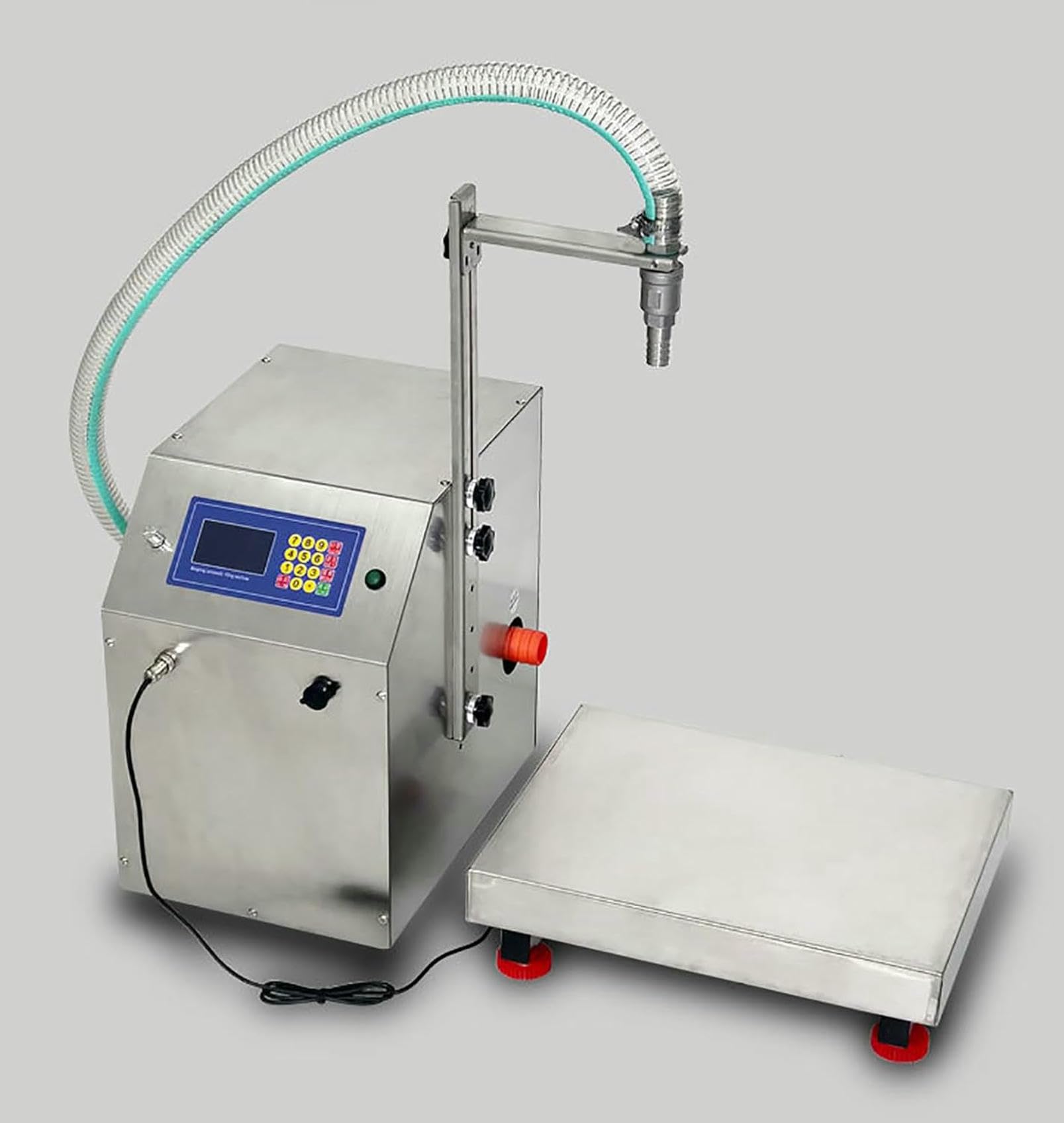 Máquina De Llenado De Líquidos con Bomba De Diafragma, Embotelladora Automática con Control Digital para Aceites Esenciales, Vino, Detergente Líquido para Lavavajill