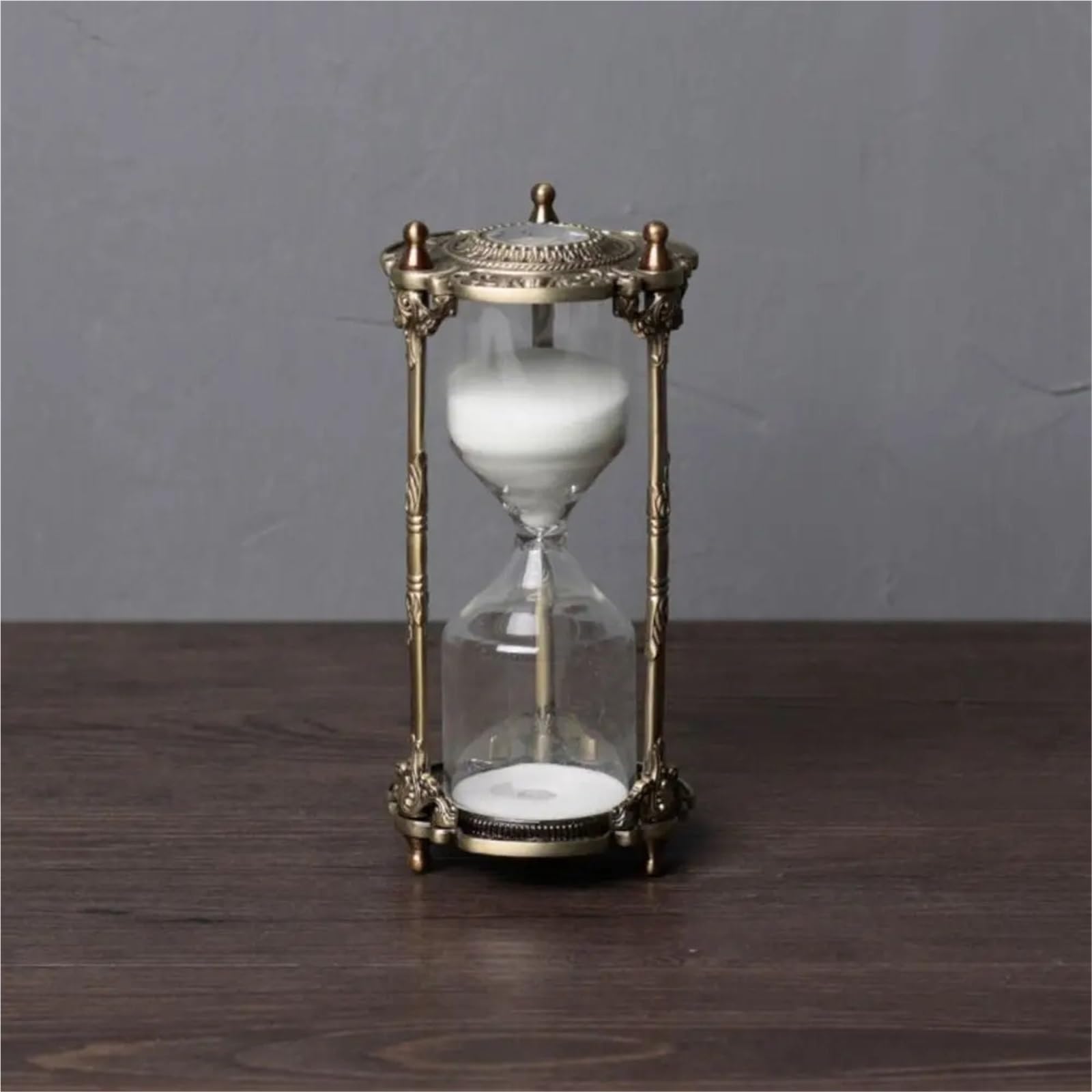 Temporizador de Reloj de Arena en Relieve Artesanal de 2 Piezas para Decoración