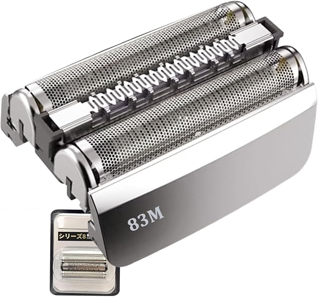 83M Replacement Shaver Head Compatible with Braun Series 8 Electric Shaver, Wet & Dry, Foil & Cutter for Braun S8 Razor Blades – Fits Models 8467, 8370cc, 8340s (1 count (Pack of 1))