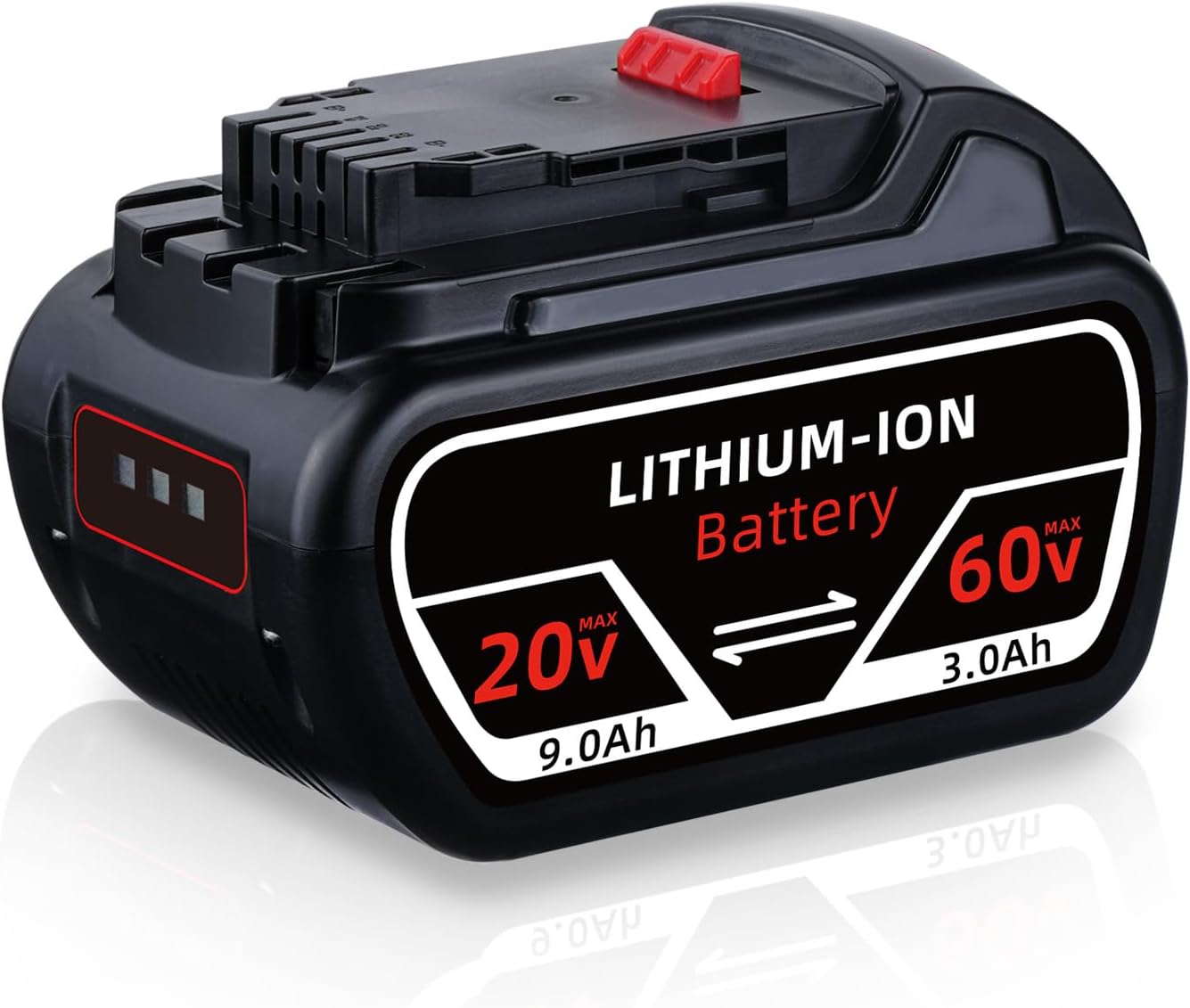 PDstation DCB606 9.0Ah Replacementfor Dewalt 20V/60V Battery Heavy-Duty Tools, Compatible with DCB609 DCB612 DCB615 DCB200 DCB204 DCB206 - Lithium-ion 1-Pack 180Wh