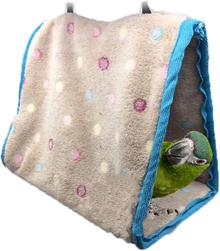 Miniatura 2 de Keersi - Percha para el invierno para el loro guacamayo africano gris Tienda Eclectus Parakeet Cockatoo Conure Lovebird Finch Jaula de juguete